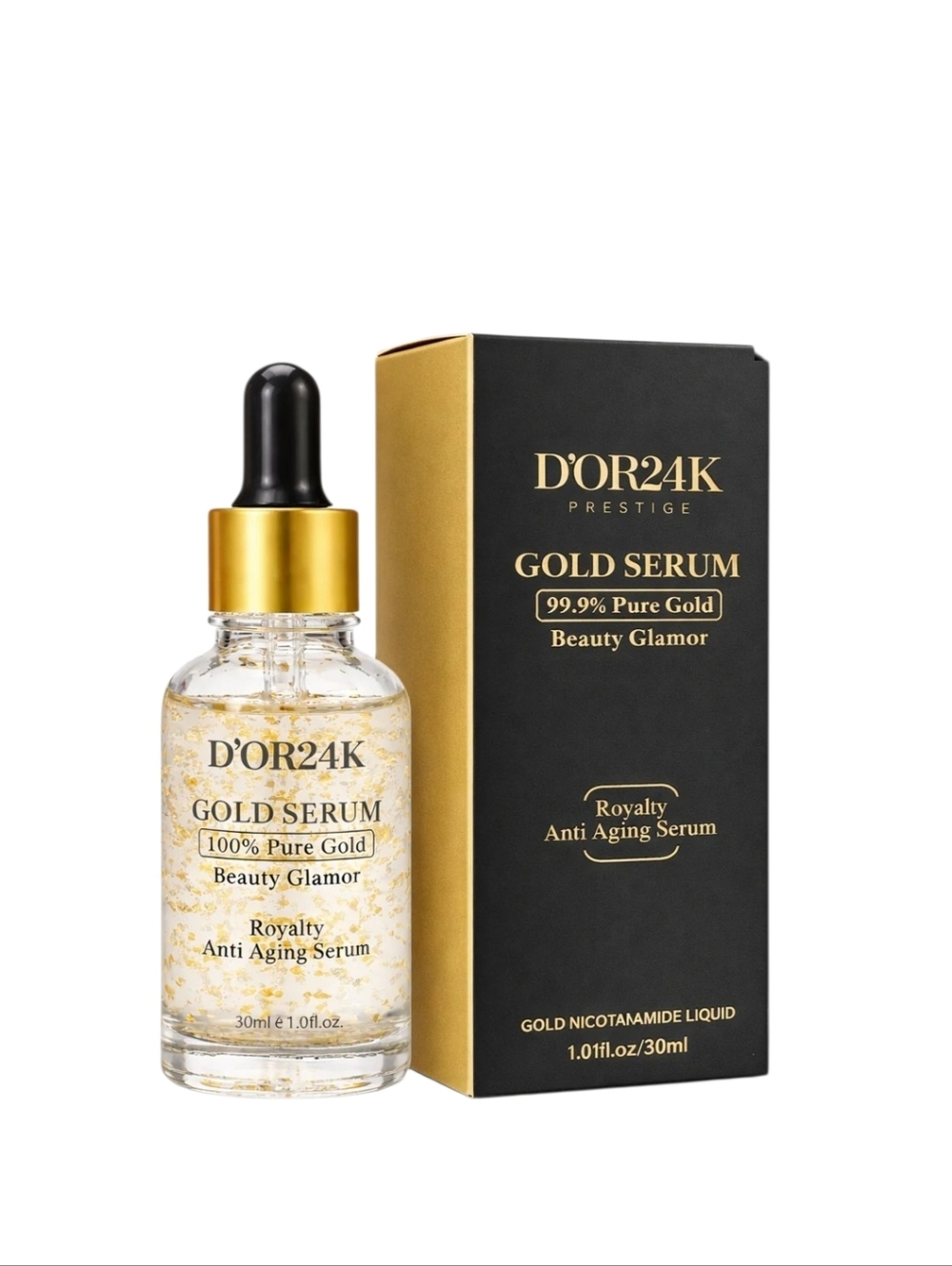 D’OR24K Prestige 99.9% Pure Gold Serum – Anti-Aging & Radiance
